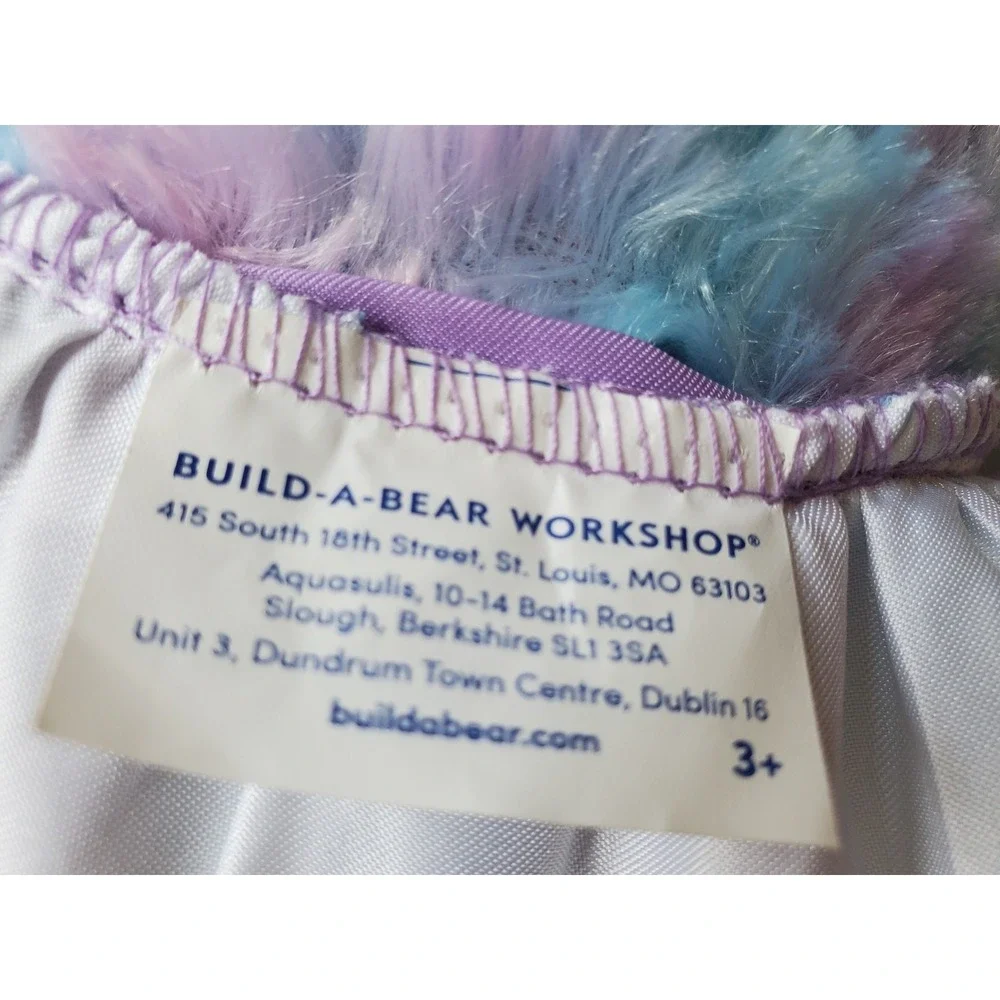 Build A Bear Fairy Bear Plush Pastel Tie Dye 16
